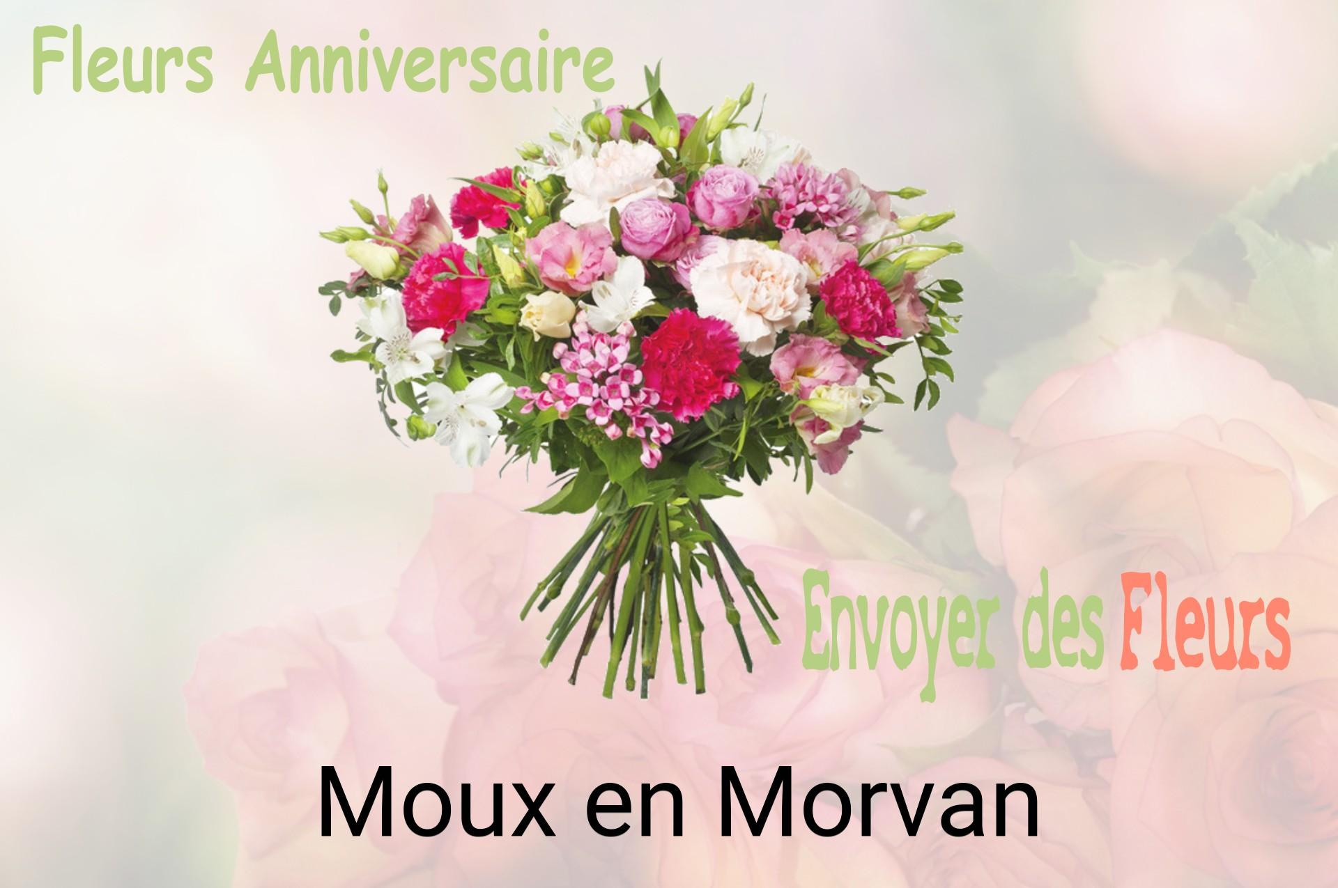 Bouquet de fleurs d’anniversaire livré à Moux-en-Morvan