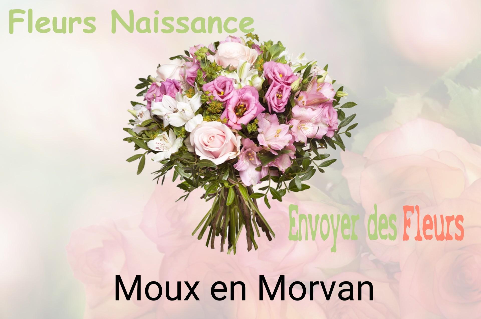 Bouquet de fleurs de naissance livré à Moux-en-Morvan